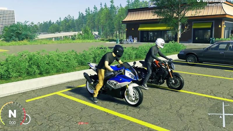 摩托骑手交通比赛3D-图1