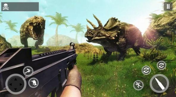 3D恐龙射击比赛游戏