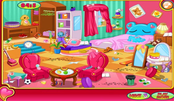 小女孩打扫房间游戏-图2