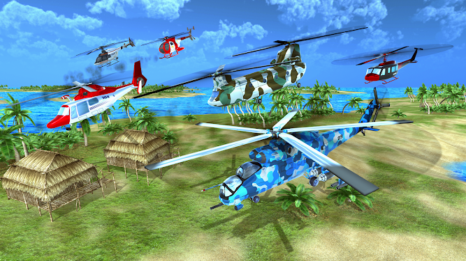 直升机救援飞行模拟器3D-图2