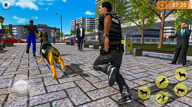 美国警犬追逐模拟游戏