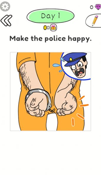 开心警察画画-图1