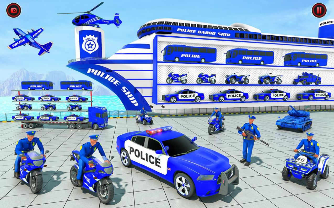 警察货运卡车-图3