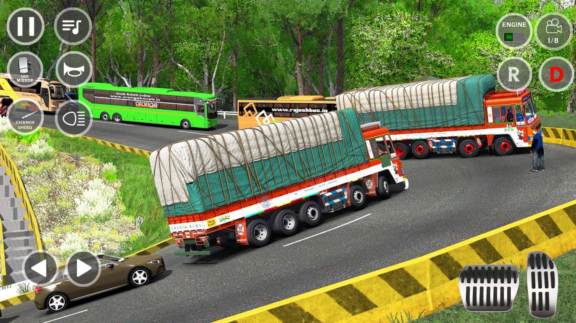 欧洲货物卡车驾驶模拟器