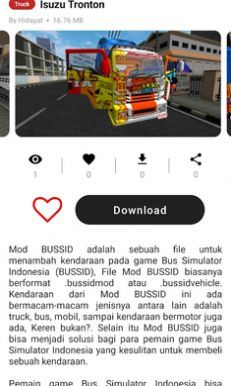 印尼巴士模拟器模组大卡车版-图1